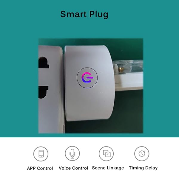 LNLN Smart Plug WiFi Socket Interruptor Remoto Timer Plug Smart Socket Control De Aplicaciones MViles Control De Voz Compatible Alexa Y Echo Y Google Home E IftttUS