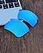 BVANQ Polarized Replacement Lenses for Oakley Flak 2.0 XL (OO9188) Sunglasses - 6 Options Available (Blue Mirror)