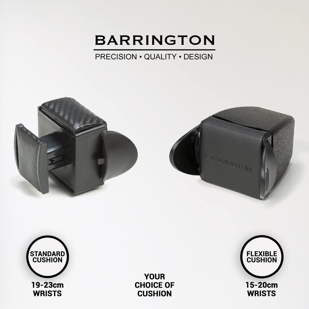 BARRINGTON Single Watch Winder for Automatic Watches with Silent Japanese Motor | Watch Winder for Luxury Brands | Adjustable TPD 650-1950 | AC Operated | Battery Backup