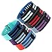 WITHit Designer Sleeve Compatible with Fitbit Charge/Fitbit Charge HR - Band Cover - Stripe (Black)
