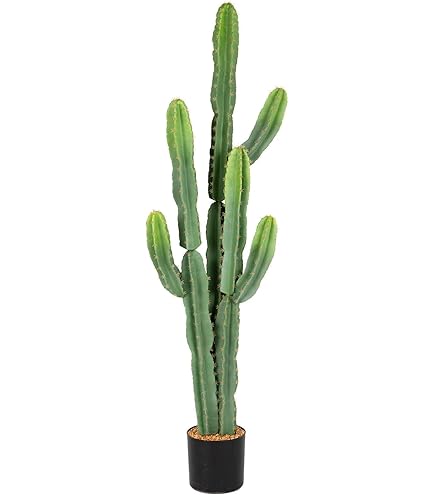 Amazon.com: bellacat UV Resistant 5ft Large Artificial Cactus with