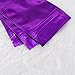 100 Shiny Purple Double-Sided Metallic Foil Mylar Zip Lock Flat Bags Pouches Outer Size 7.5x10cm (3x4