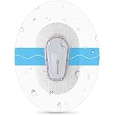 HONYOU 60Pack G6 Adhesive Patches Waterproof Overpatch for Dexcom G6 | Latex-free &amp; Hypoallergenic Premium Transparent CGM Sensor Covers,10 Days Long Stay,Easy to Use by One Hand