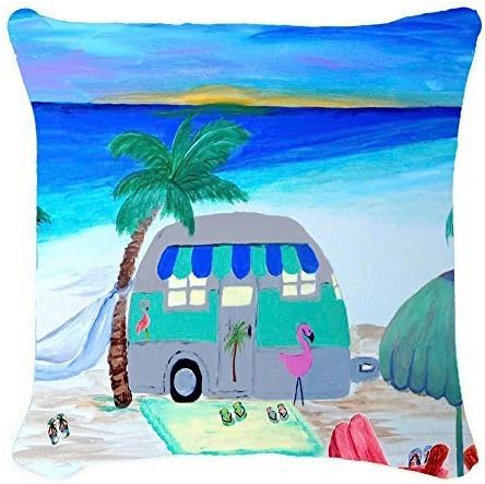 ABartonArtsale Airstream Camper art 3437 Zippered Pillow Cases Cover Cushion Case 18x18 Inch