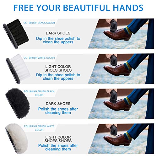 Electric Shoe Shine Kit, Sansent Electric Shoe Polisher Brush Shoe