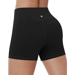 Moozava Women's 3"/5"/8" Workout Biker Shorts High Waisted Tummy Control Spandex Compression Shorts for Volleyball Yoga Gym