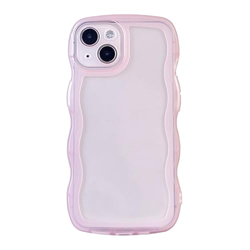 Eiyikof Compatible with iPhone 13 mini Clear Case,Cute Solid Color
