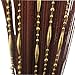 Tangpan Decorative Dew Drop Beadeds Door Curtain Divider (Brown)