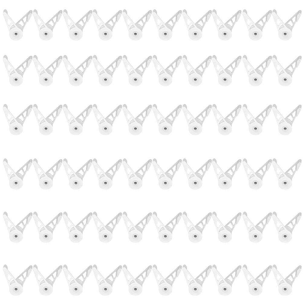 Chiyyak Pack of 60 Plant Bender Clips 360 Degree Adjustable Bending Clips Plant Trainer Clips Plant Branch Bender for Fruit Trees and Flowers