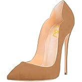 FSJ Women Classic Pointed Toe High Heels Sexy Stiletto Pumps Office Lady Casual Dress Party Prom Shoes Size 4-15 US
