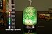 AA Crackle Mosaic Glass Green Forest Aroma Essential Oil Diffuser Aromatherapy Humidifier 120ml Housing with 14-Color LED Light