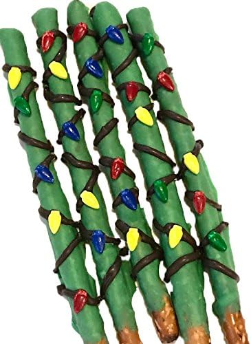 Chocolate Covered Pretzel Sticks, Christmas, Story, Lights, Ugly Sweater