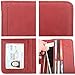 Women's Wallet - Genuine Italian Leather Long Bifold RFID Blocking Wallet (Wine Red)