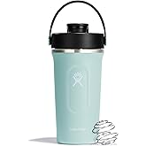Hydro Flask Shaker Bottle – Insulated Stainless Steel Gym Bottle for Pre Workout & Protein 24 Oz Dew