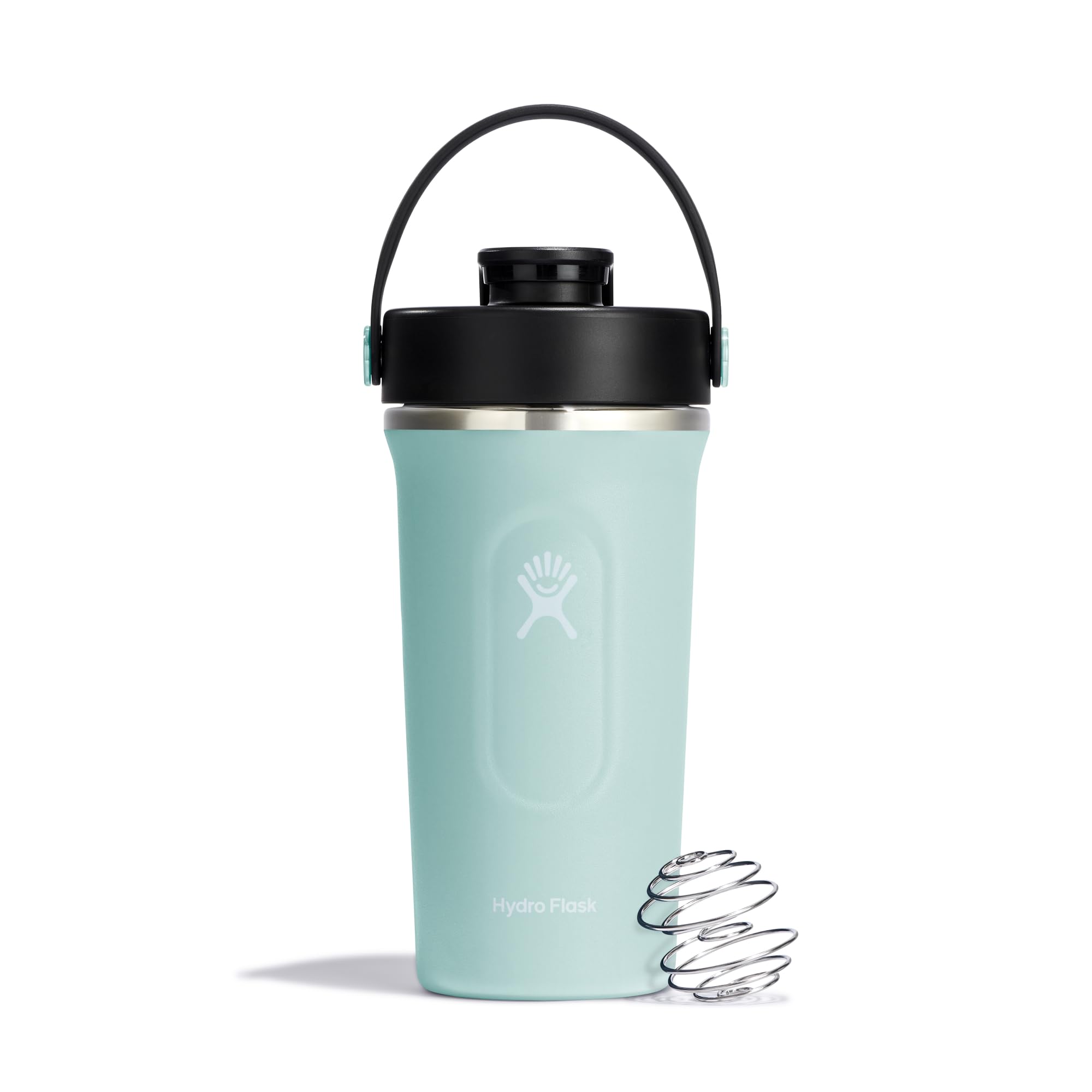 Hydro Flask - Insulated Shaker Bottle 709 ml (24 oz) for Protein Shakes and Supplements - Leakproof Chug Spout - Dew