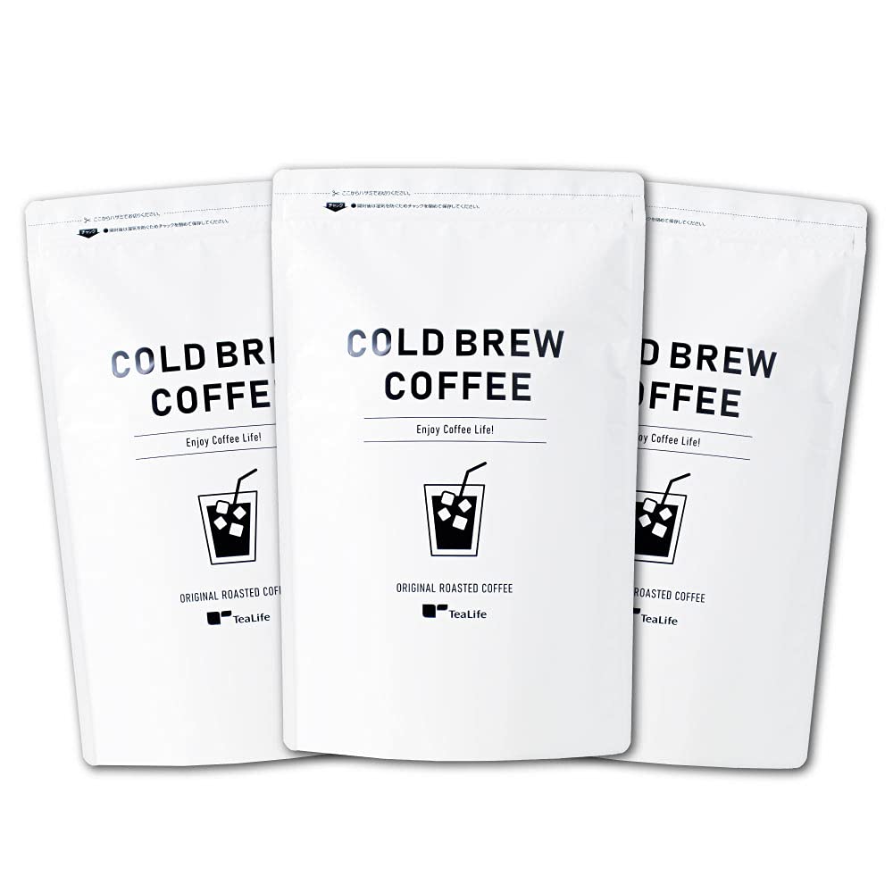 ティーライフ 水出しコーヒー コールドブリュー 3袋(90杯分) の商品画像