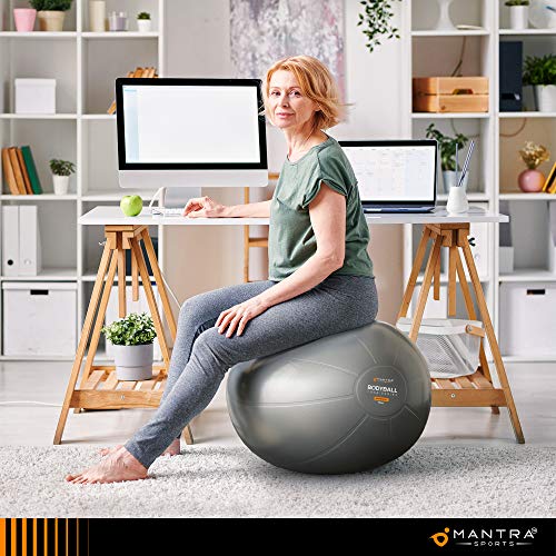 MANTRA SPORTS Exercise Ball Chair, Pilates Ball Best Yoga Shop