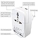 LURICO 2 USB Travel Power Adapter Charging Port Universal Charger Travel Adapter for European Outlets - Type E, Type F - Europe Plug Adapter Works in Germany, France, Europe, Russia & More