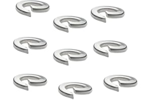 IMScrews 3/8" Spring Lock Washers 304 Stainless Steel Washers Pack of 50