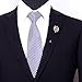 COSMOS Pack of 4 Men Metal Brooch Pin Maple Leaf Lapel Stick Pin Badge for Suit Dress