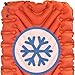 Klymit Insulated Static V Inflatable Sleeping Pad for Camping, Lightweight Hiking and Backpacking Air Bed for Cold Weather, 2.5 Inch Thick, Orange