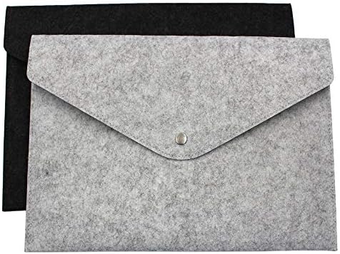 File folders - 2X A4 File Folders Felt Folder Expanding Document Folder Portable Felt Holder Documents Folders Briefcase Bag