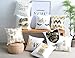 Kingla Home Decorative Flannel Throw Pillow Case Soft Couch Pillow Covers Golden Lash Out Eyelash Throw Pillow Covers 18x18 Inch
