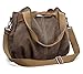 z-joyee Women's Ladies Casual Vintage Hobo Canvas Daily Purse Top Handle Shoulder Tote Shopper Handbag Satchel Bag