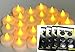 Instapark 24 LED Faux Flameless Flickering Tea Light Candles, 2-Dozen per Pack Pet-safe and Child-safe Wind-proof Indoor & Outdoor (2-dozen Bonus Replacement Batteries Included)