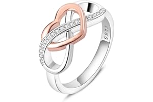 NARMO 925 Sterling Silver Rings for Women Evil Eyes Rings Entwined Line Cubic Zirconia Rings Simple Stackable Finger Rings En