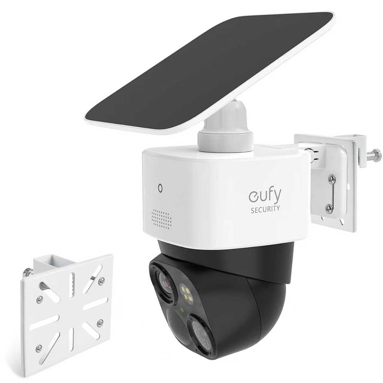 ROKOLOOM Gutter Mount for eufy Security SoloCam S340 SoloCam S340 Gutter Mount No Drilling Waterproof Aluminium Alloy Bracket for Eufy S340 Solar Security Camera