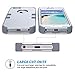 ULAK iPhone SE Case,iPhone 5S Case, Anti Slip Shock Resistance Protective Cover with Hybrid High Soft Silicone + Hard PC Case for Apple iPhone 5/5S/SE,Silver+Gray