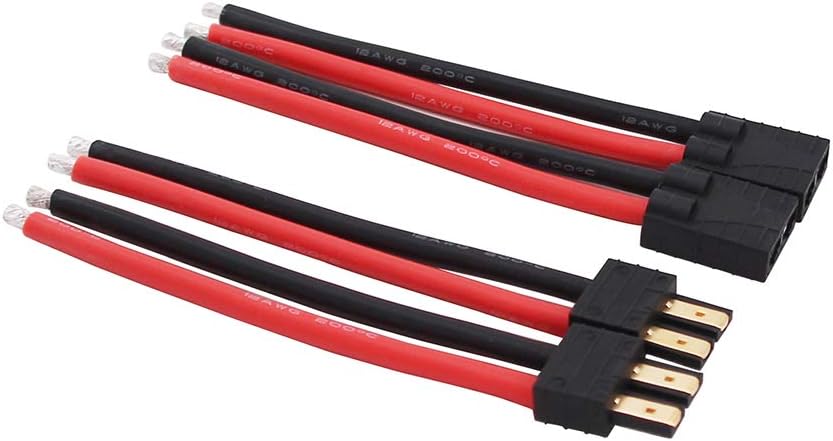 Lot De 3 Paires Connecteurs XT30 Mâle/femelle Avec Câble Silicone 16AWG 10 Cm - Pour Batterie LiPo RC, FPV, Turnigy, Zippy