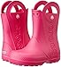 crocs Kids Handle It Rain Boot (Toddler/Little Kid), Candy Pink, 12 M US Little Kid
