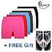 BASICO 6, 12pk Girls Dance Bike Shorts Under Dress Dance Bike Shorts for Playground Sports or Under Skirts