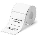 NIIMBOT M2/M3 Thermal Transfer Labels 1.97''×3.15'', for M2/M3 Label Maker, Waterproof Oil-Proof, Low and High-Temperature Resistance for Home Office Small Businesses Organization, White