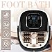 Natsukage All in One Luxurious Foot Spa Bath Massager Motorized Rolling Massage Heat Wave Digital Temperature Control LED Display Fast US Shipping (Type 3)