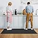 Ergocell Kitchen Anti Fatigue Mat - Memory Foam Kitchen Mat - Ergonomically Engineered Standing Desk Mat for at Home & Office - Black – 17