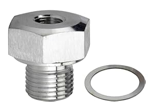 YSIL Oil Pressure Sensor Adapter Male M12-1.5 Adapter to Female 1/8" NPT for LS Engine Swap LS1 LSX LS3 and for All LS Series Engines 5.3L 6.0L 6.2L