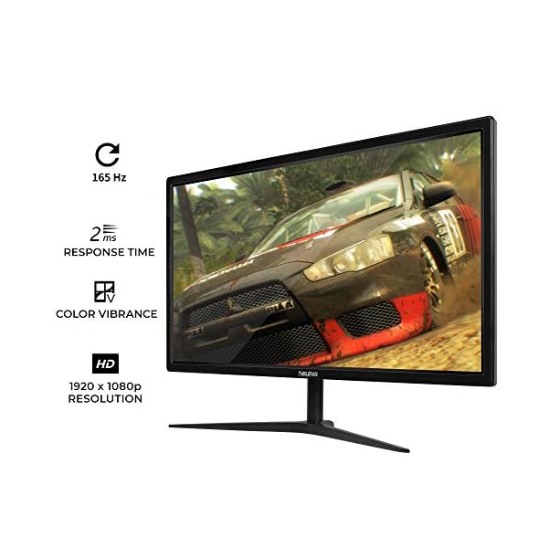 Thinlerain 24 Inch PC Monitor 144Hz 1920x1080P Computer Monitor HDMI/DisplayPort / 2ms / VESA/USB