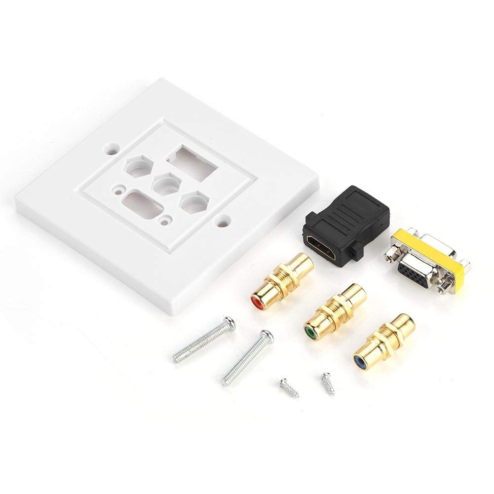 Socobeta Wall Panel Socket HDMI USB VGA Integrated Multimedia Socket Free Welding Audio Video Socket