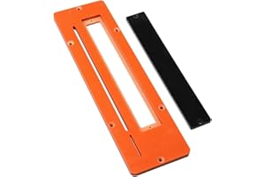 JCFANTS Electric Circular Saw Flip Cover Plate, 4"5" Flip-Floor Table Special Cover Plate, Adjustable Router Table Insert Plate for Table Saw Woodworking Tool