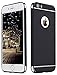 iphone 6 Plus Case/6S Plus Case,sanhezhong 3in1 [Shockproof][ Resist Cracking][ Electroplate ][Armor PC] Hard Protective Case For iPhone 6 Plus iPhone 6s Plus(5.5 Inch)(Black)