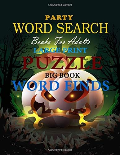 Word Search Books for adults Large Print: Puzzle Big Book Word Finds and Solutions Paperback – Large Print, 13 Jul 2019