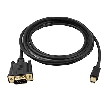 Feketeuki Adaptador de Cable Mini DisplayPort a VGA de 1,8 m ...
