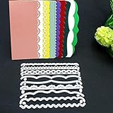 Metal Die Cuts Dies Cut Stencils for DIY Scrapbooking Photo Album Decorative Embossing Paper Dies for Card Making Template (9 Styles Borders)