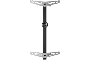 UIIHUNT Climbing Sticks, Lightweight Cast Aluminum Non-Slip Tree Climbing Sticks for Hunting, Durable 17" Hunting Climbing Steps with Climbing Straps, Fold Up Steps, Boot Grabbing Grooves