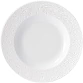 Bernardaud Ecume White Set of 4 Rim Soup Plates