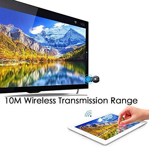 SmartSee Anycast HD Wireless Display Adapter WiFi 1080P Mobile Screen Mirroring Receiver Dongle for iPhone Mac iOS Android to TV Projector Support Miracast Airplay DLNA