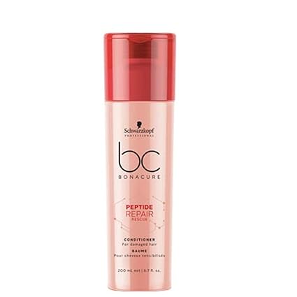 Schwarzkopf Professional Bc Peptide Repair Rescue Spray Conditioner, Cream, 200 ml